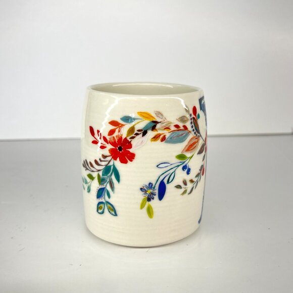Anthropologie Starla Michelle Halfmann Petal Palette Monogram Letter L Mug 118mL - Picture 4 of 11